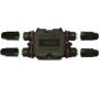 Weatherproof/Waterproof Connectors - TeeBox - THF.622.L4A - TeeBox 12mm cable max IP66-68 rated Screw fixing 4 cable entries, 4 poles for use with cylindric pin