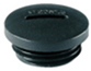 Grey RAL 9005 Blanking Plug